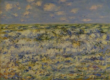 claude - Des vagues qui cassent Claude Monet